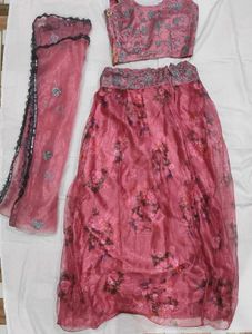 Floral Lehenga Choli Set