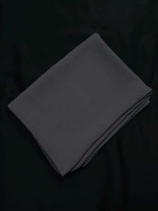 Dark Grey Georgette Hijab