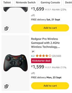 Redgear Pro Wireless Controller with 2.4GHz Wirele