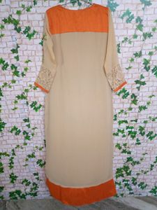 5 Dress Combo 2Set Staight Gown Orange Golden