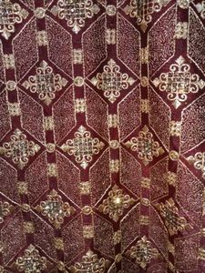 Elegant Red &amp; Gold Kurta