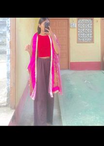 Brown Wide Leg Pants