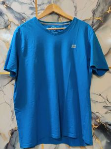 Blue V-Neck T-Shirt XXL