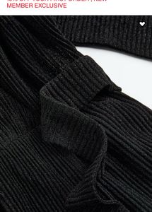 Chic Black Wrap Midi Dress