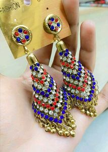 Colorful Tassel Drop Earrings