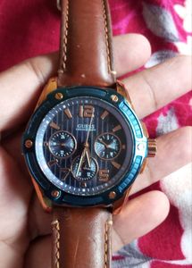 Guess Orignal Multifunction Mens Blue texture