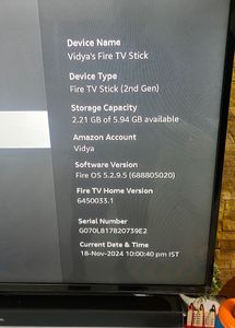 Amazon fire Stick 2nd gen