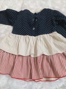 Polka Dot &amp; Striped Baby Dress