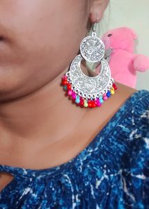 Oxidised Silver Earrings