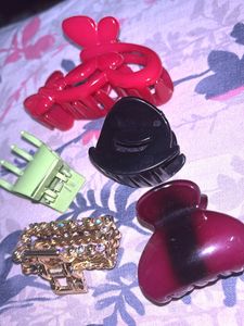 Hair Claw Clips - 5 Piece Set