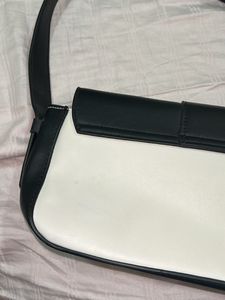 Evening Black &amp; White Westside Bag