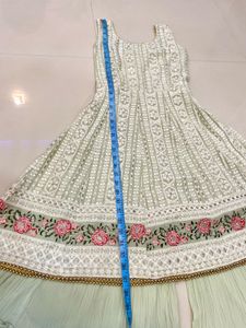 Pista Green Sharara Set