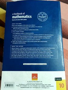 CLASS 10 MATHS (MONICA KAPOOR) REFERENCE BOOK*