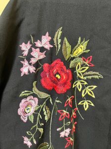 Floral Embroidered Kimono