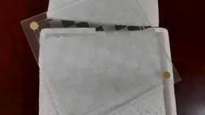 Glass Chess board set - show piece