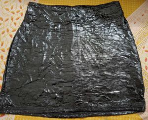 Grab Fast Shein Mini Leather Skirt
