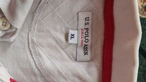 Striped USPA Polo Shirt orignal