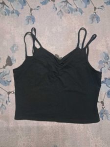 Black Cami Crop Top