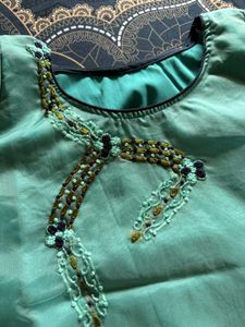 Elegant Green Kurta 3 Piece
