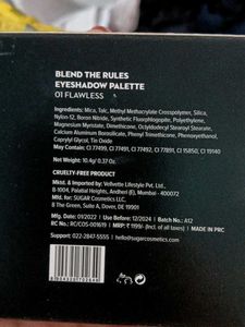 SUGAR Eyeshadow Palette - 01 Flawless