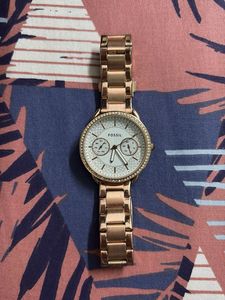 Fossil Rose Gold Watch