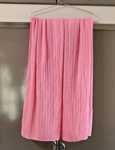 Pink georgette stole