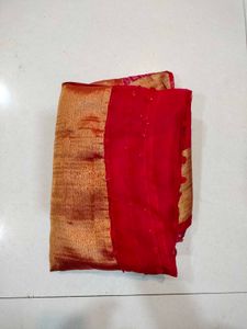 Red &amp; Gold Sari