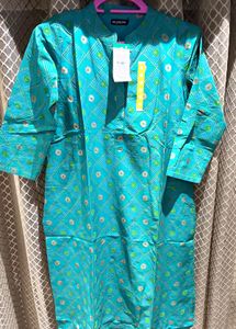 Aqua Print Kurti