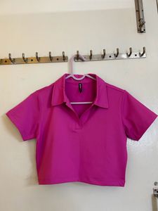 Cropped Polo Top
