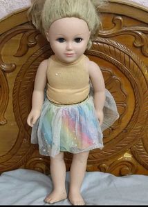 Vintage Rainbow Tutu Doll