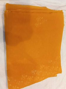 Elegant Yellow Saree