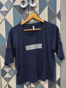 Navy Blue Graphic Tee