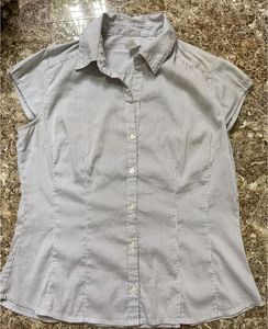 Striped Button-Down Shirt