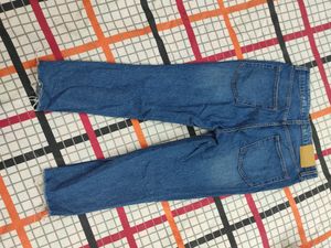 H&amp;M Blue Distressed Jeans