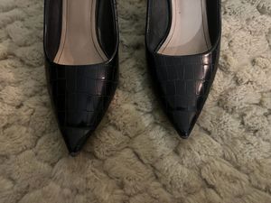 Black Pencil Heels