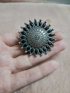 Oxidized Chakra Ring