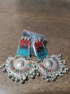 Oxidised Earrings