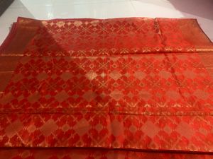 New Red Heavy Saree