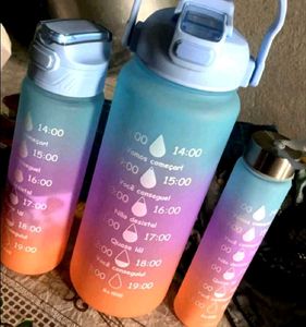 3 In 1 Motivational Bottle - Pack Of 03