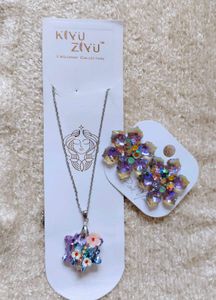 Kivu Ziyu Necklace & Earring Set