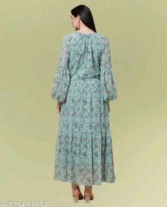 Floral Gown Partywear