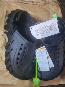 Black Crocs Echo Clogs