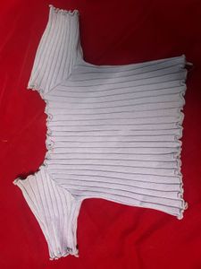 Ribbed Knit Crop Top