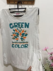 Cute Cotton Blend Top (S)