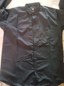 Black Button-Down Shirt