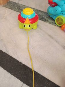Baby Icecream Turtle Pull Toy for toddlers