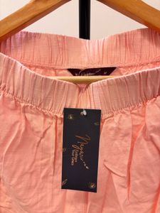 Peach Cotton Leggings