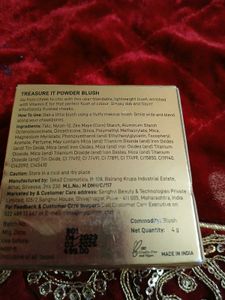 My Glamm Treasure Powder Blush New