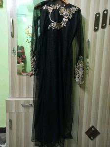 Black Embellished Maxi Dress