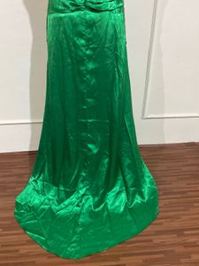 Green Embellished Dubai romantic Gown
